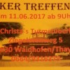 11.Juni 2017 Einladung Christa’s Turmstüberl
