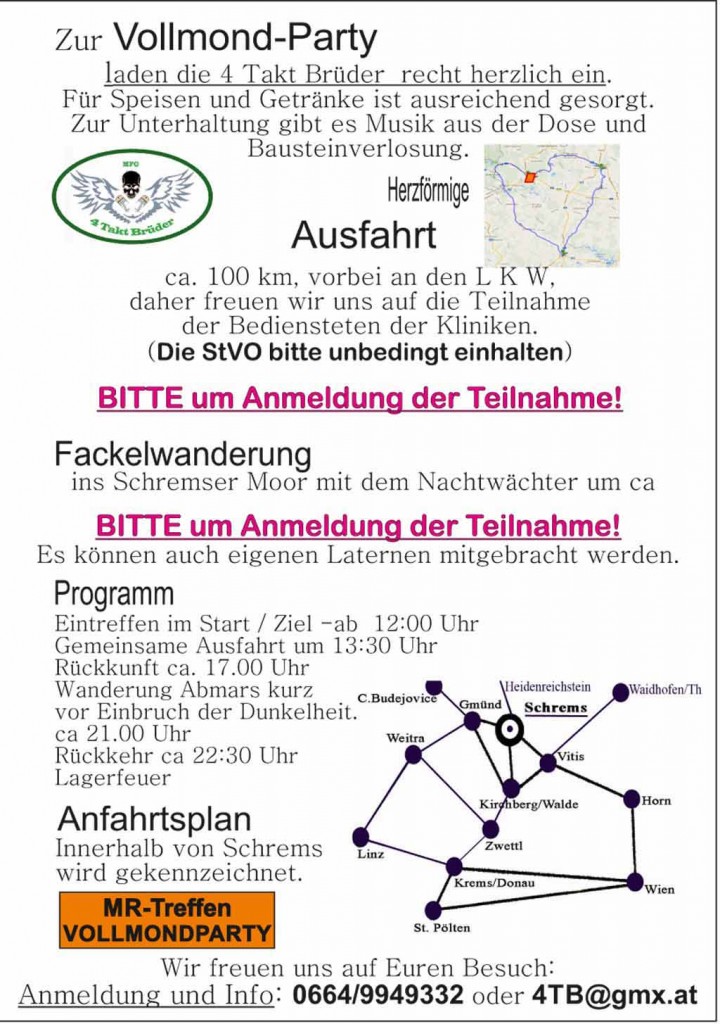 Flyer  Rückseite