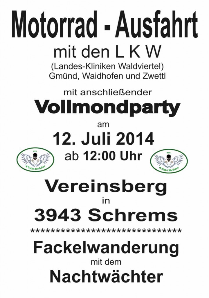 Flyer Vorderseite