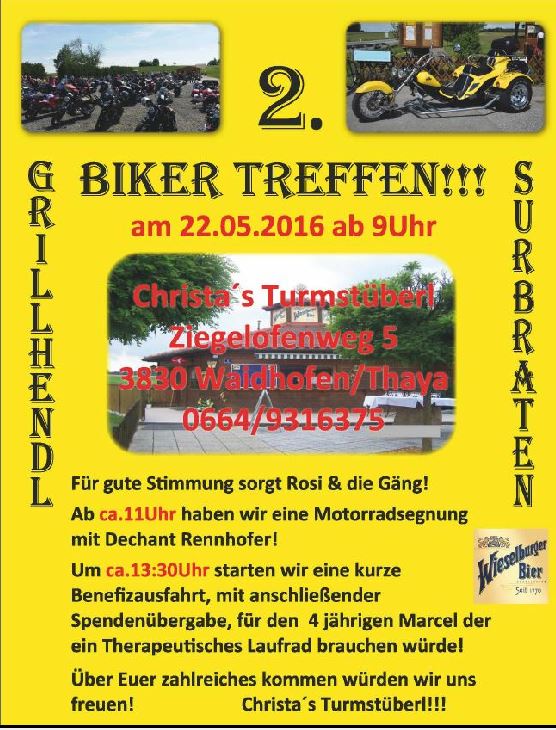 Bikertreffen Christa'sTurmstüberl